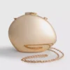 Paula echevarrÃa metallic oval crossbody bag