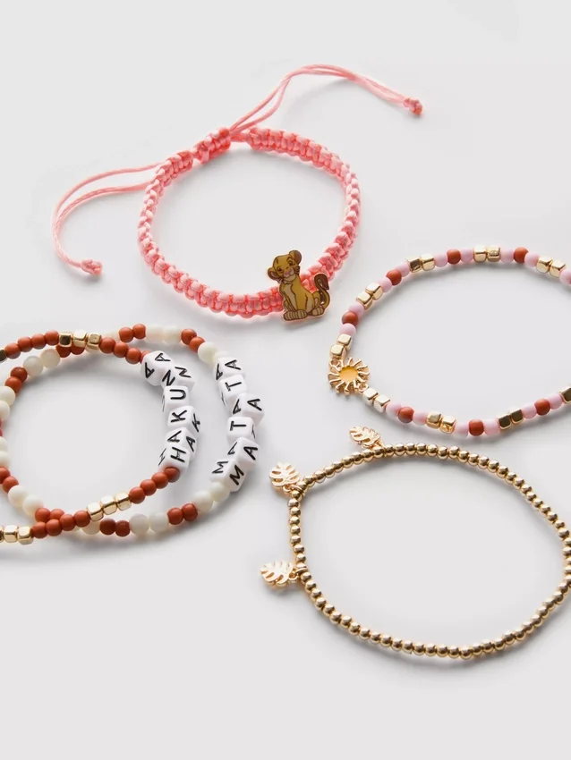 5pk disney's the lion king bracelet set