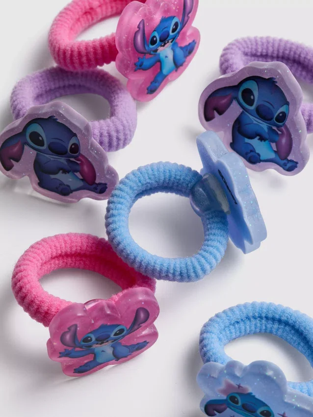 6-pack disney's stitch ponytail holders