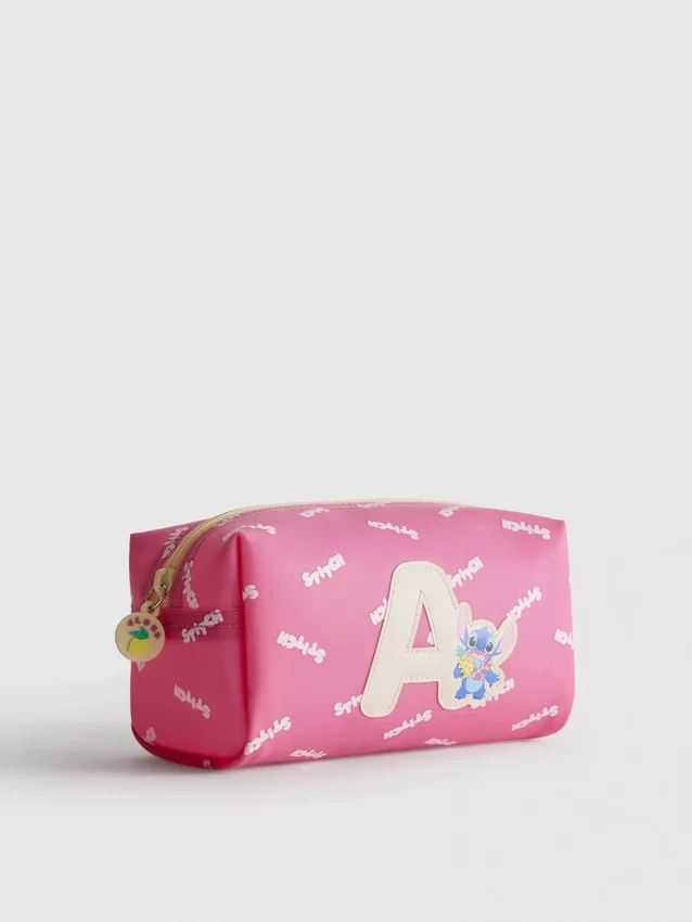 Disney's stitch initial pencil case