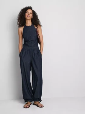 Paula echevarrÃa cotton-rich denim harem pants