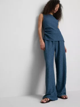 Paula echevarrÃa crinkle wide leg pants