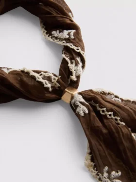 Paula echevarrÃa embroidered scarf
