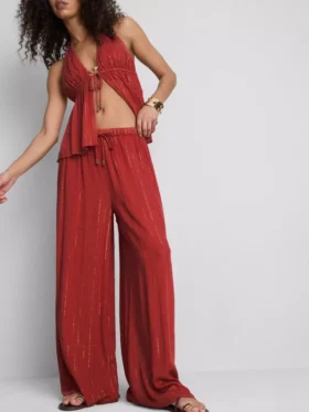 Paula echevarrÃa wide leg sparkle pants